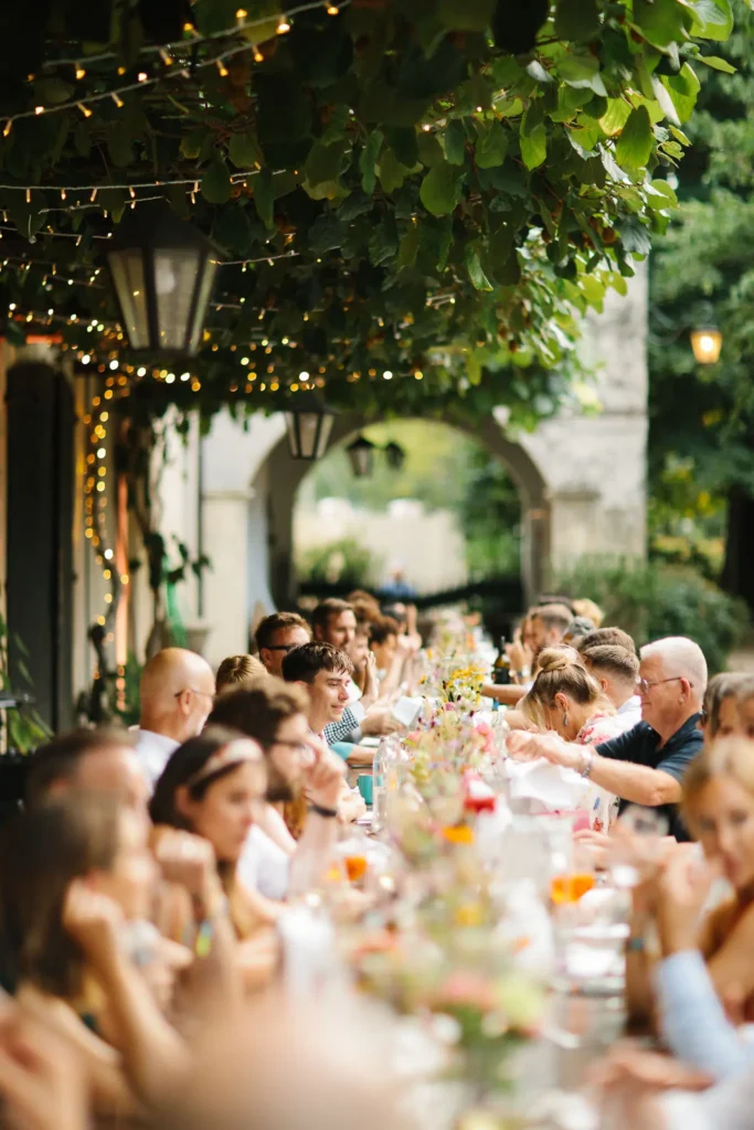 matrimonio boho - particolare tavolo